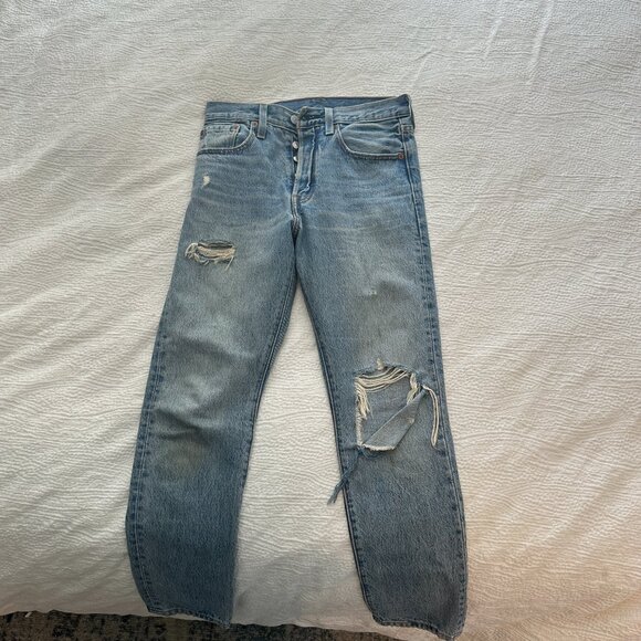 Levi's 501 Skinny 28in Inseam - Picture 1 of 4